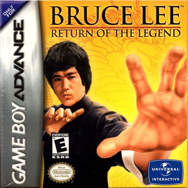 Bruce Lee box art for GameBoy Advance